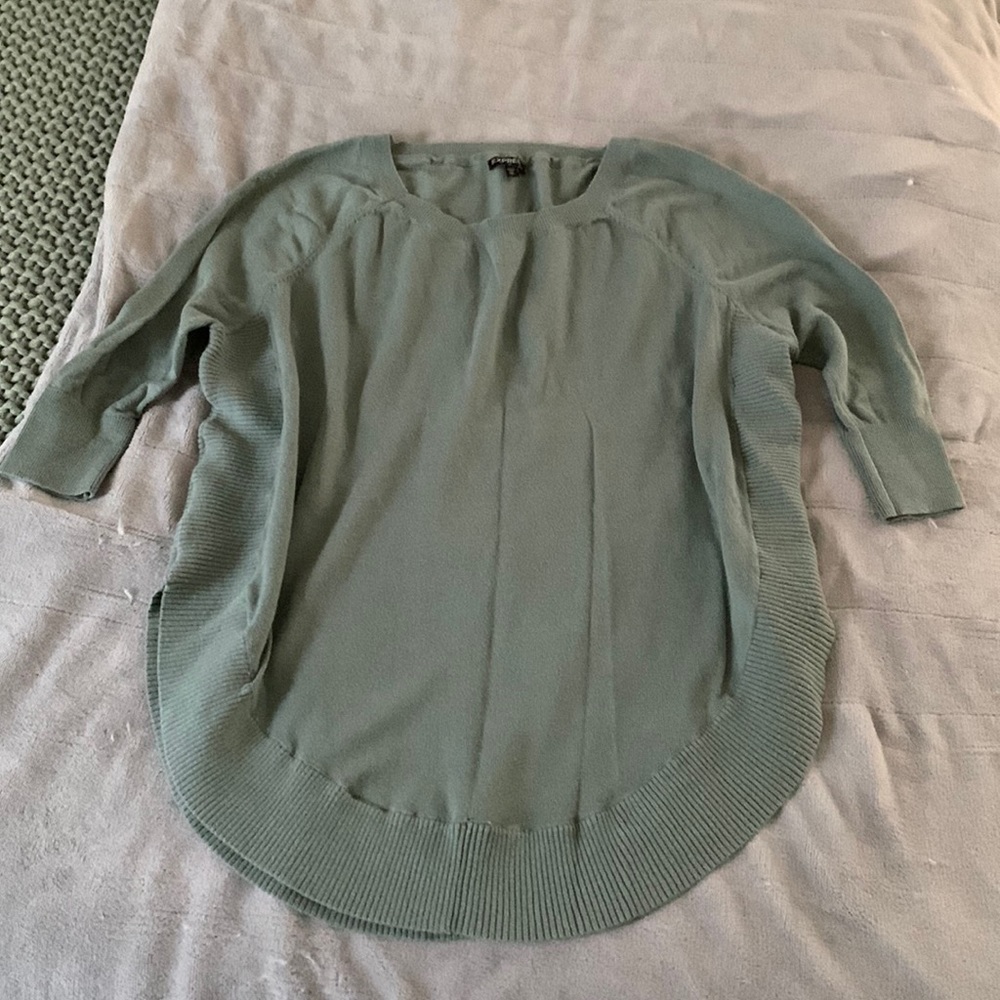 EXPRESS scoop-hem sweater